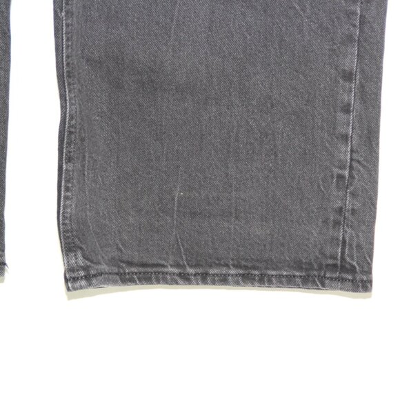 Old Navy Extra High-Rise Sky-Hi Wide-Leg Jeans Women's 10 Faded Black Wash NEW - Picture 4 of 10